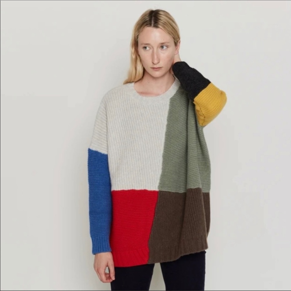 ISO Entireworld Patchwork Sweater